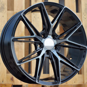 R18x8 5X114.3 ET 40 73.1 Y0036 Black+Tinted Face (BLTF) For HAXER (K4) ((AKC 90 Eur))