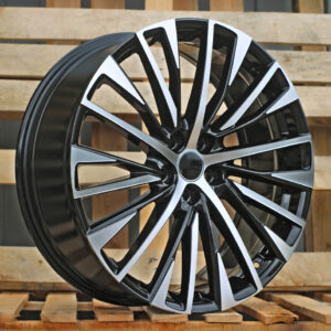 R21x9 5X114.3 ET 30 60.1 Y1118 (HP952) Black Polished (MB) For LEX (Z5) ((AKC 160 Eur)(RX AL20) HYBRID FORGED(Nuts 12x1.5))