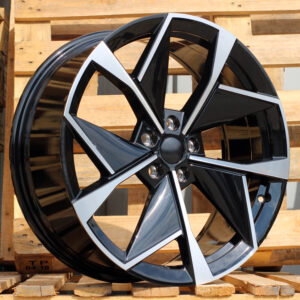 R19x8 5X112 ET 45 57.1 I5638 Black Polished (MB) For SKODA (Z3) (New Model)