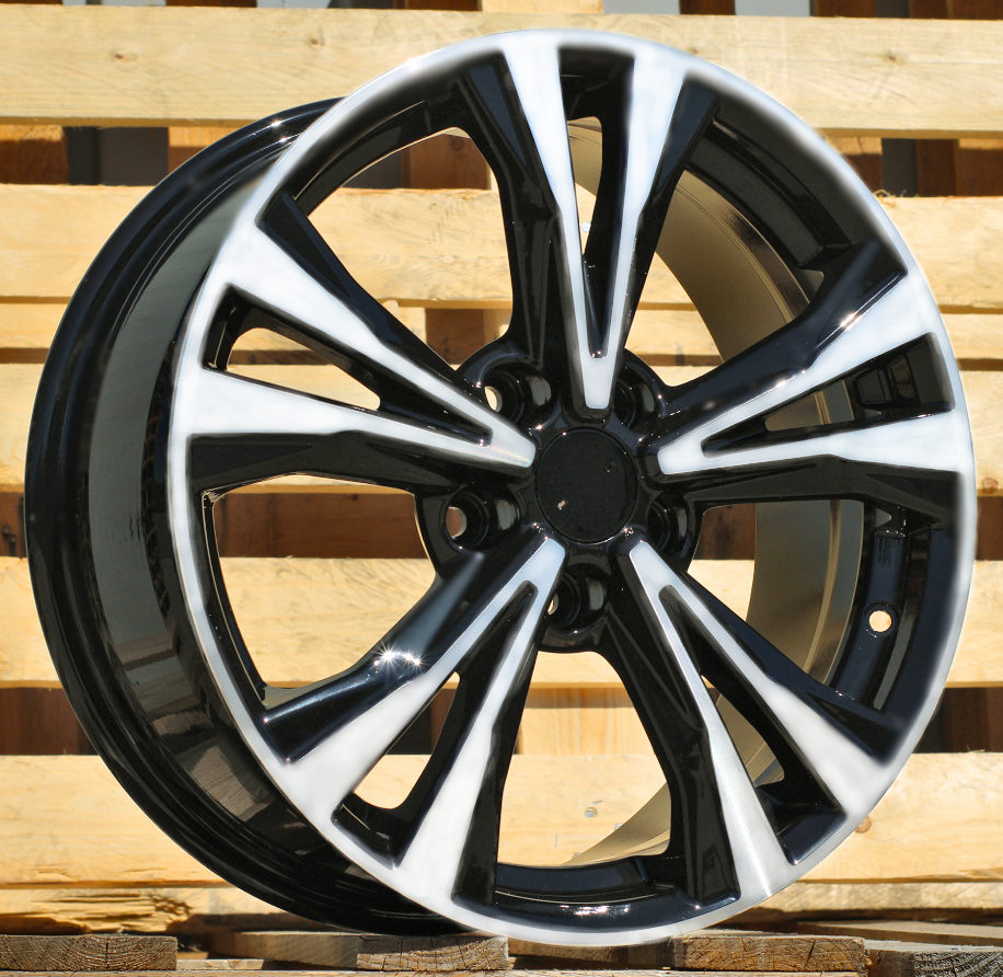R18x7 5X114.3 ET 40 66.1 A5832 Black Polished (MB) For NISS (P)