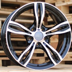 E492_000000002973 R18x8 5X120 ET 20 74.1 E492 (BY941) Black Polished (MB) For BMW (Z1)