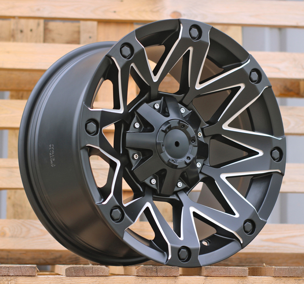R16x8.5 6X114.3 ET 0 66.1 JT126 Black Matt (BM) For 4X4 (K3+Z5) (Milling)