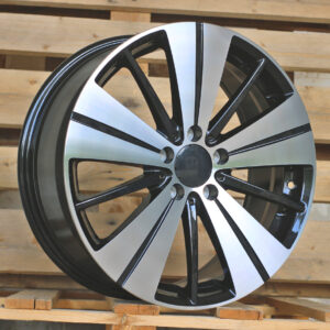 R18x7.5 5X112 ET 52 66.5 H3298F Black Polished (MB) For MER (K7+Z3) (GLA/GLB/EQA/EQB/CLA HYBRID FORGED)
