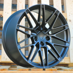 R21x8.5 5X130 ET 27 66.5 3S1324 Black Half Matt (BLHM) For PORCH (M) (NEW Macan II (XAB) HYBRID FORGED Rear+Front)