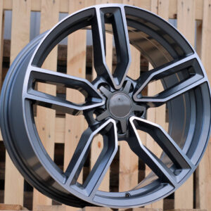 BK916_000000000007 R19x8 5X112 ET 35 66.5 BK916 Grey Polished+Powder Coating (MGPC) For AUD (P)
