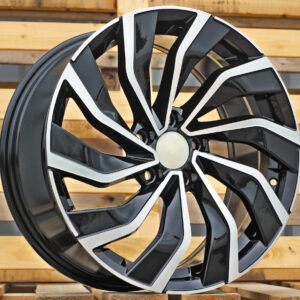 B5780_000000000178 R17x7.5 5X100 ET 45 57.1 B5780 Black Polished (MB) For VW (R) ((AKC 80 Eur))