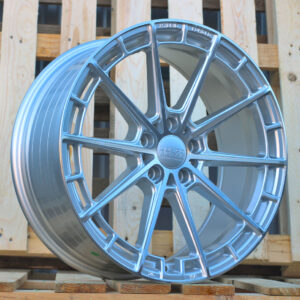 R19x8.5 5X112 ET 40 66.5 HX019F (F9793) Polished Silver Half Matt (MSHM) For HAXER (Z5) (HYBRID FORGED New Design)