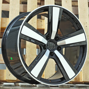 FC021_000000001920 R22x10 5X130 ET 48 71.6 FC021 Black Polished (MB) For PORCH (Z7) (Rear+Front)