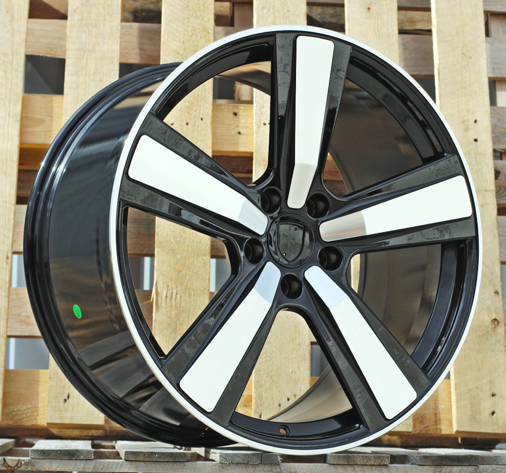 R22x10 5X130 ET 48 71.6 FC021 Black Polished (MB) For PORCH (Z7) (Rear+Front)