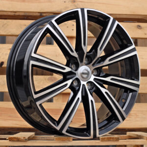 R19x7.5 5X108 ET 51 63.4 F0084 (TL0084NW) Black Polished (MB) For VOLVO (Z6)