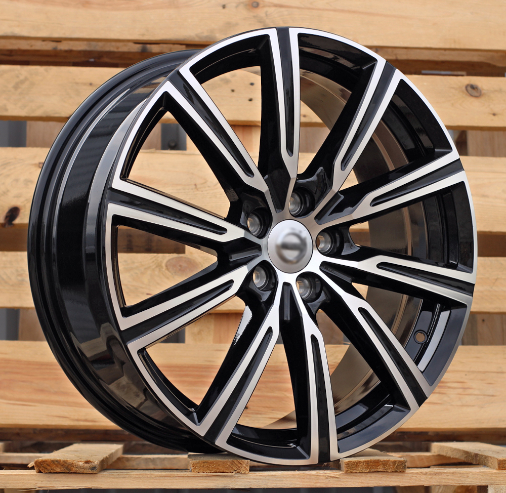 R19x7.5 5X108 ET 51 63.4 F0084 (TL0084NW) Black Polished (MB) For VOLVO (Z6)