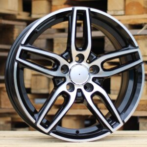 B5434_000000000181 R17x7.5 5X112 ET 45 66.6 B5434 Black Polished (MB) For MER (K4)