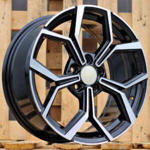 B5952_000000007104 R16x6.5 5X100 ET 45 57.1 B5952 (IN5563) Black Polished (MB) For VW (P2+Z5)