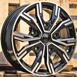 R16x6.5 5X120 ET 45 65.1 6408 Black Polished (MB) For VW (K8) (HYBRID FORGED 4X4(max 1250kg))