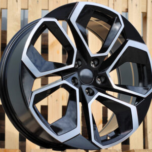R17x7 5X112 ET 46 57.1 I5561 (YF5561) Black Polished (MB) For SKODA (P1+K7) (HYBRID FORGED)