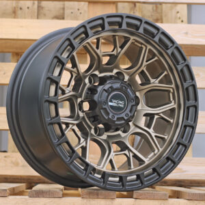 R15x8 6X139.7 ET M10 110.1 A6274 Black Half Matt Dark Bronze (BLHMDBR) For 4X4 (P)
