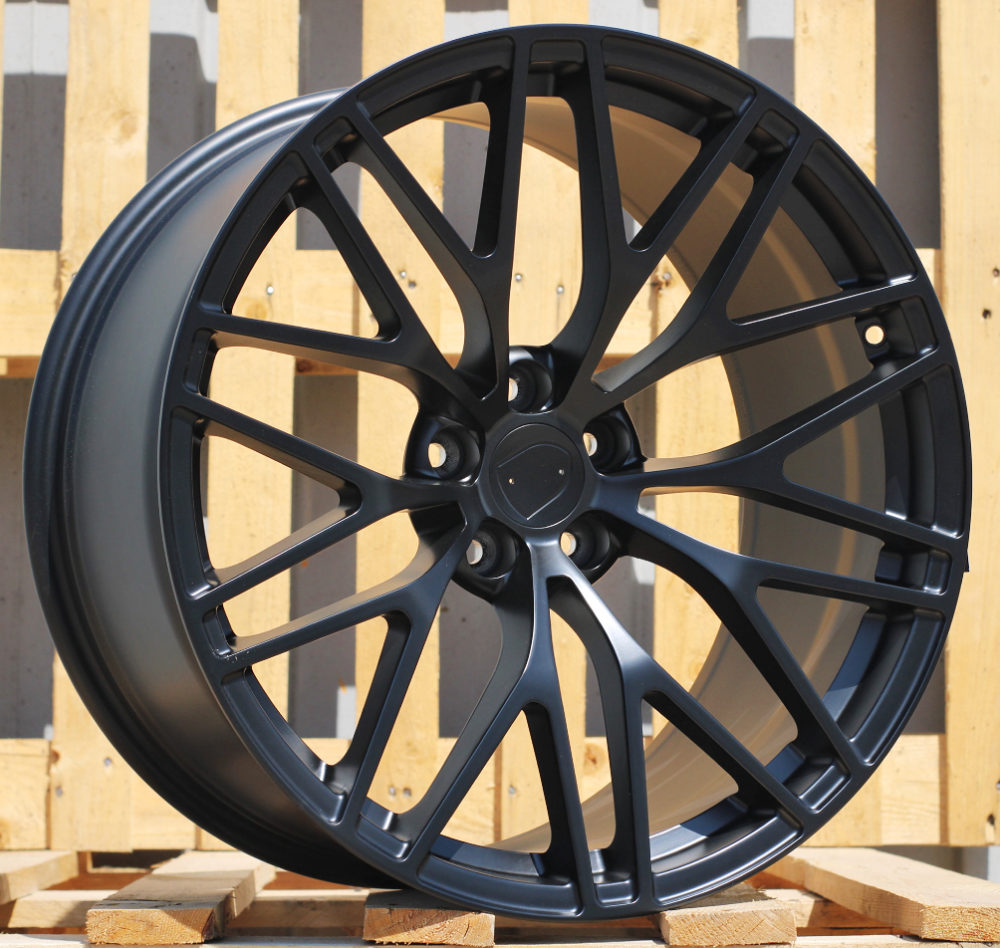 R21x10 5X112 ET 18 66.5 XFRGW5697 Black Matt (BM) For PORCH (K3) (FORGED (Rear+Front))