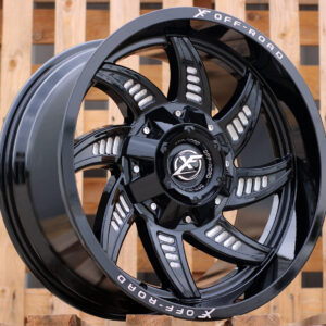 R20x10 5X127 ET M12 78.1 L1449 Black (BL) For 4X4 (K3) (Milling)