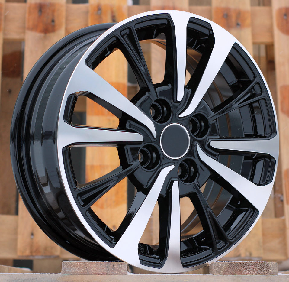 R15x6 4X100 ET 40 54.1 B1846 Black Polished (MB) For TOYOT (Z4)