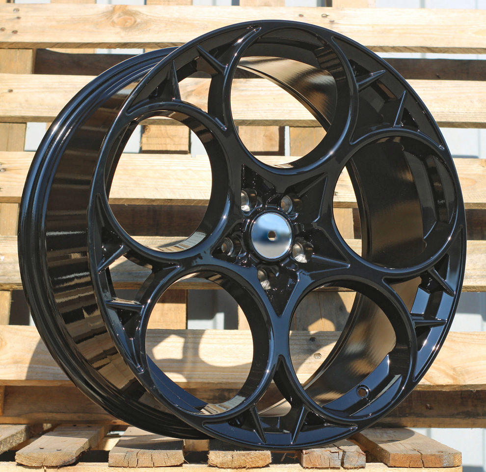 R19x8.5 5X110 ET 34 65.1 I5660 Black (BL) For ALFA (K7) ((ET31) Front+Rear)