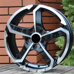 R14x5.5 4X114.3 ET 35 73.1 SH665 Black Polished (MB) For RACIN (N) ((AKC 45 Eur))