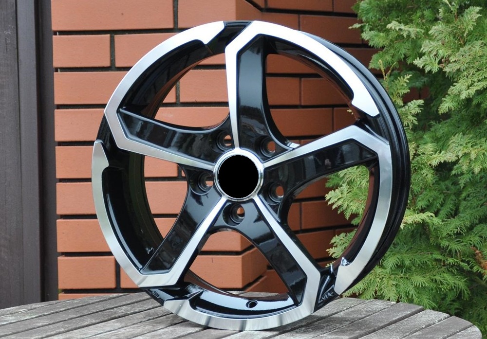R14x5.5 4X114.3 ET 35 73.1 SH665 Black Polished (MB) For RACIN (N) ((AKC 45 Eur))